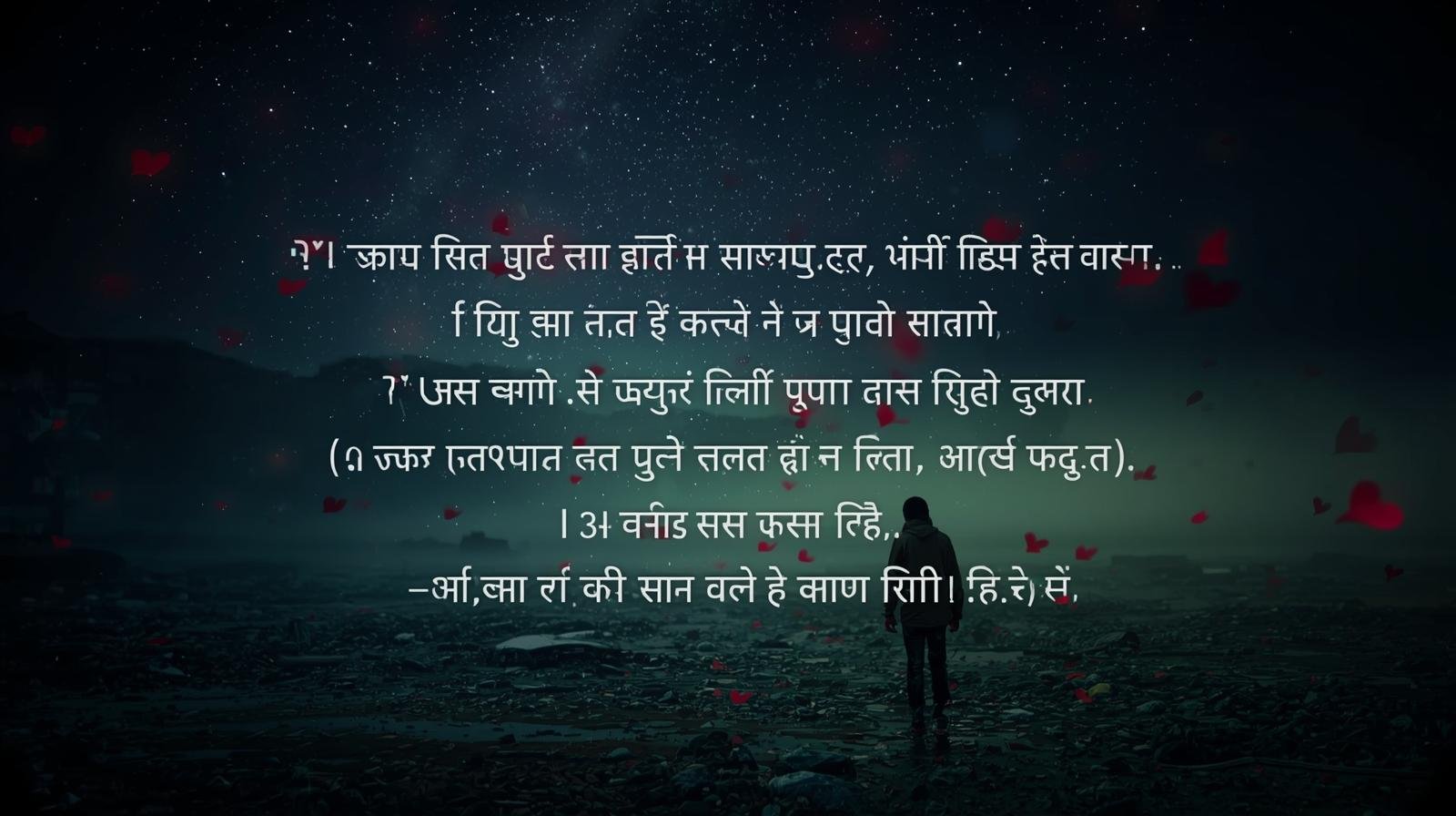 Sad Love Shayari for WhatsApp Status & Instagram Captions